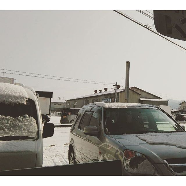大寒波〔≡_≡;〕24日は大丈夫だったと安心していたら・・・ 道路は大変な事に #雪 #福山市 #神辺町 #大渋滞